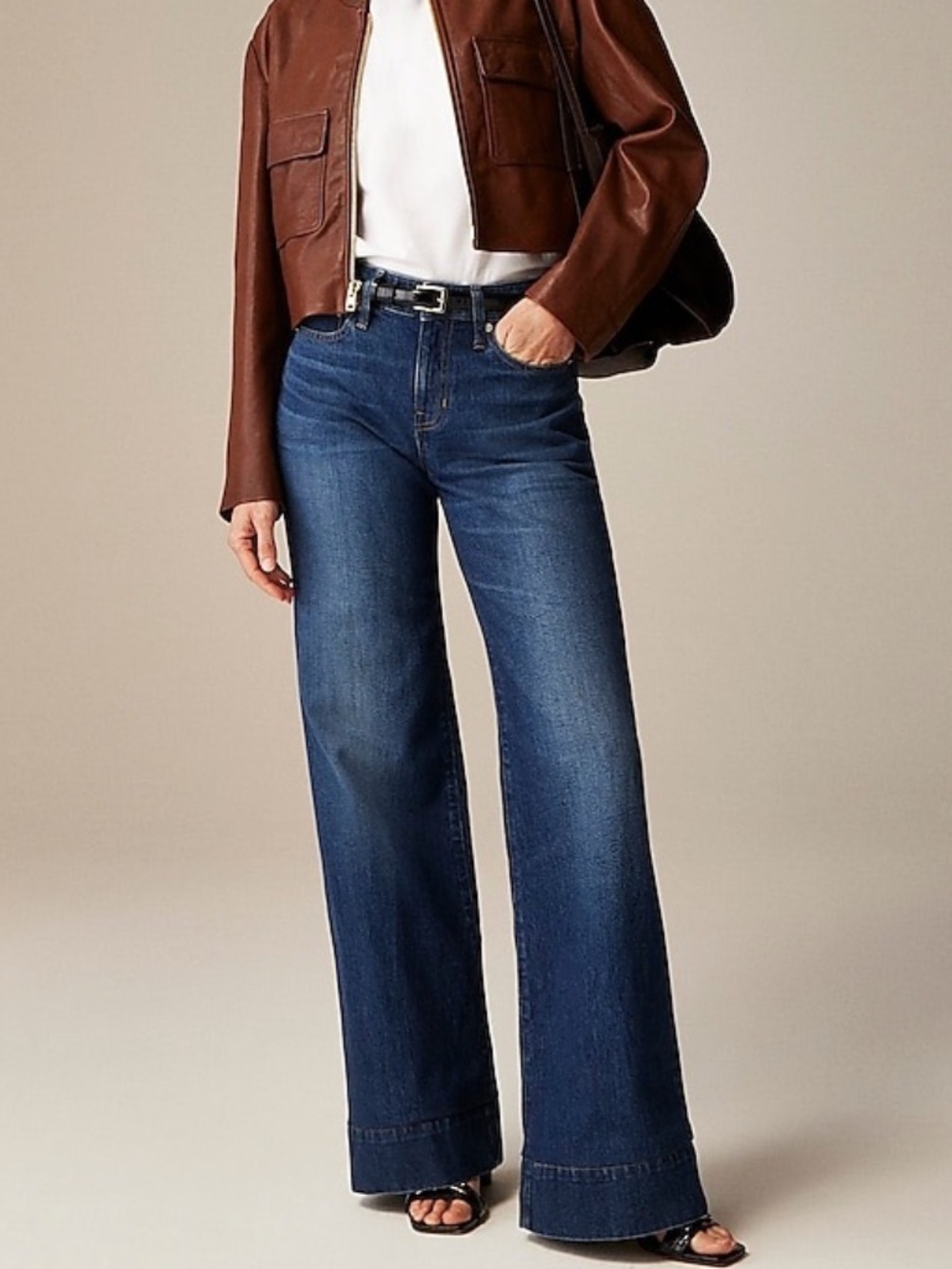 J. Crew Low-Rise Denim Trouser Jean